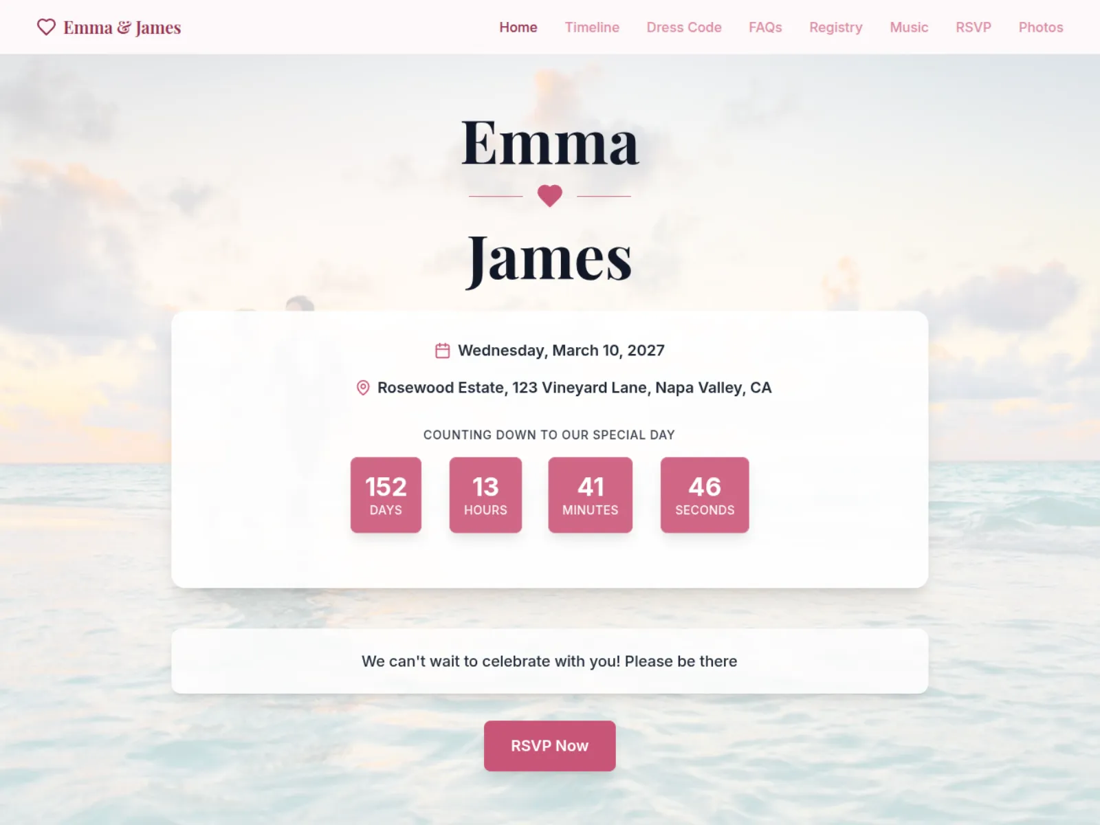 Wedding Website Builder